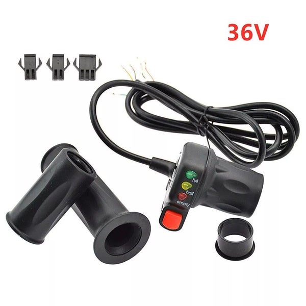 36V Electric Twist Thumb Throttle Speed Control for E-bike Bicycle Scooter AU Carousel 1