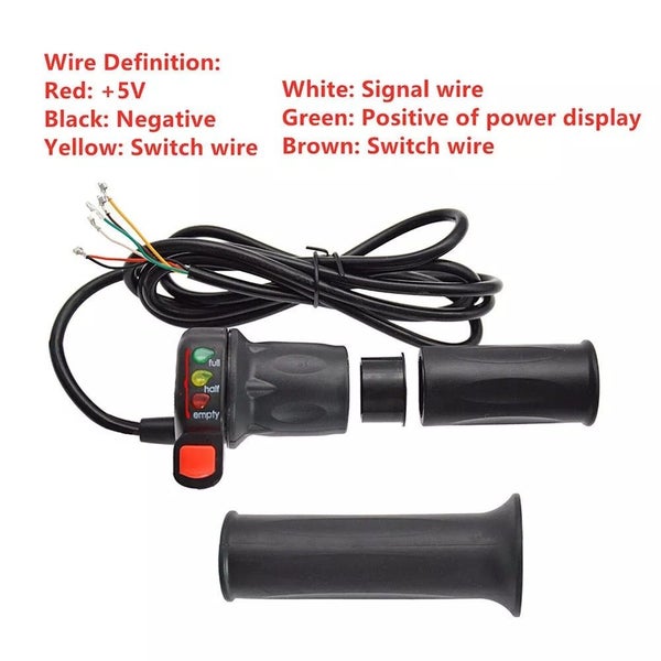 36V Electric Twist Thumb Throttle Speed Control for E-bike Bicycle Scooter AU Carousel 2