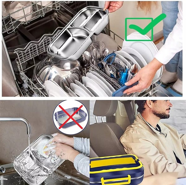 Portable Mini Microwave 12v/24v Heated Electric Lunch Box Food Warmer For Car Carousel 7