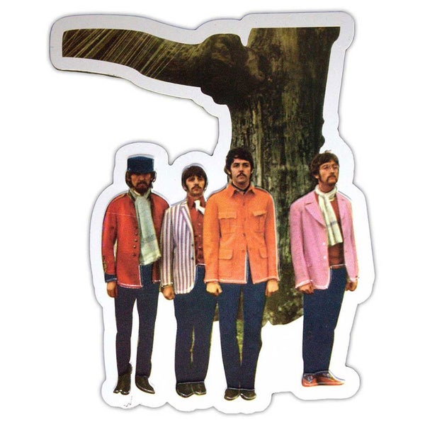 The Beatles Strawberry Fields Forever Embossed Fridge Magnet Carousel 1
