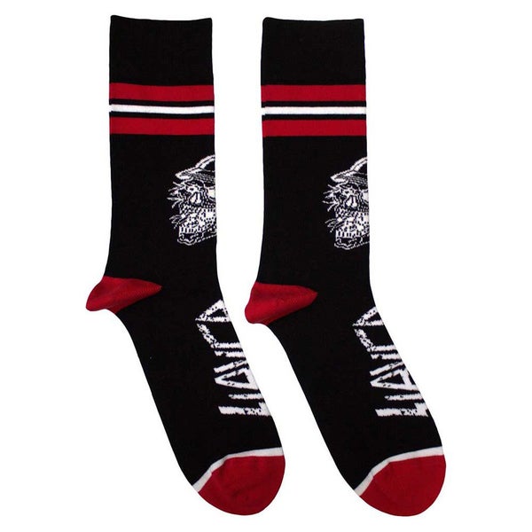 Slayer Skull Helmet Band Logo Ankle Socks Carousel 2