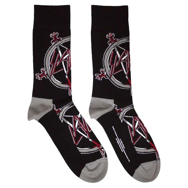 Slayer Band Logo Pentagram Ankle Socks Carousel 1