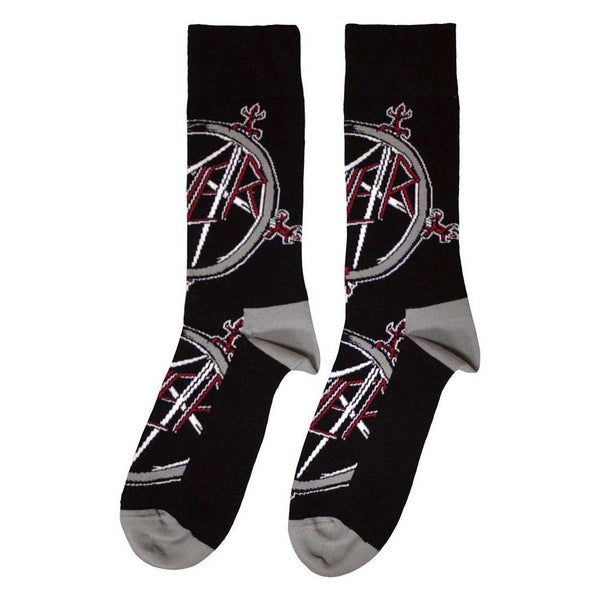 Slayer Band Logo Pentagram Ankle Socks Carousel 2