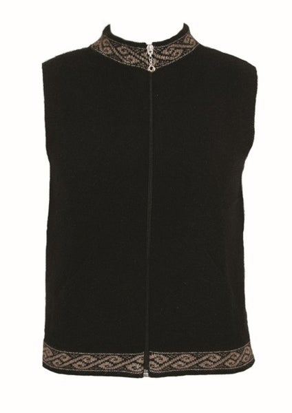 Possum Merino Motif Zip Vest Carousel 4