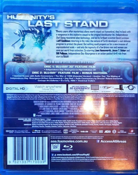Independence Day Resurgence (Blu-Ray) Carousel 2