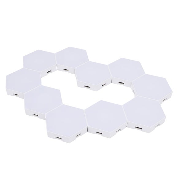 wifi hex light panel music sync rgb hex led lights 10 Set Hex Light Panels Wall Carousel 2