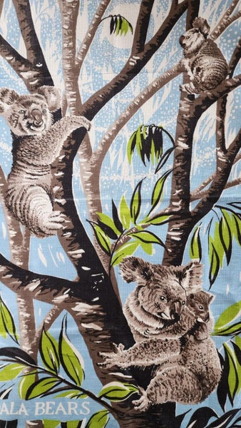 ~"Koala Bears Pure Linen Lamont Vintage Tea Towel "~ Carousel 2