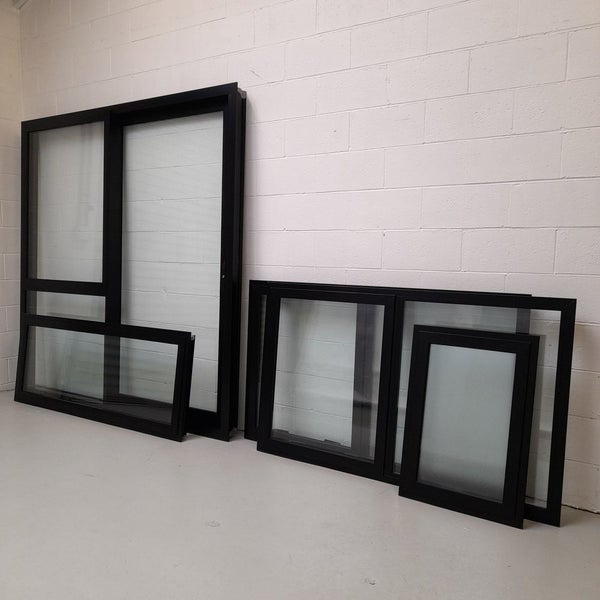 TMPAKB14 Black 5 Piece Sleepout Ranch Slider 2040x2040mm & Large Window Package Carousel 1