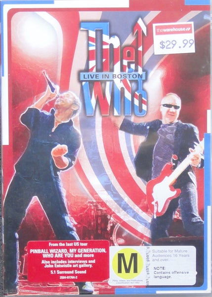 the Who - Live in Boston DVD Carousel 1