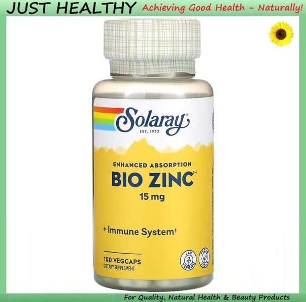 ZINC CHELATE COMPLEX - 15 mg - 100 VEGE CAPS Carousel 1