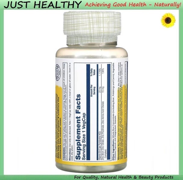 ZINC CHELATE COMPLEX - 15 mg - 100 VEGE CAPS Carousel 2