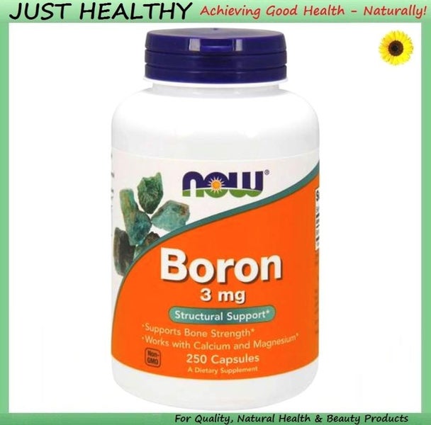 BORON - 3 MG - 250 VEGETARIAN CAPSULES Carousel 1