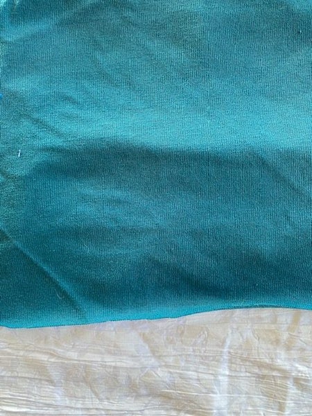 Teal one way stretch fabric (1m) Carousel 1
