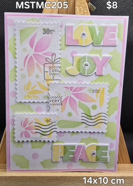 Christmas Cards - Variety Available - $8 - Handmade Carousel 2