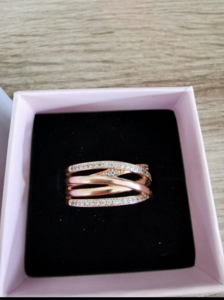 Rose gold plated ring Carousel 2