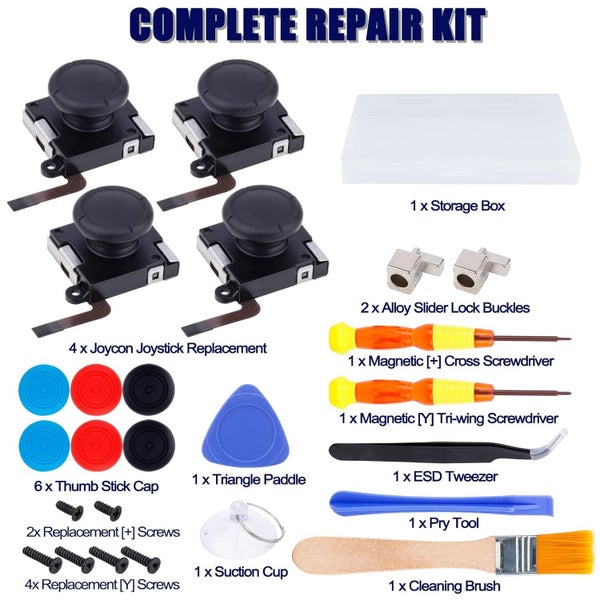 Joycon Joystick Replacement Repair Kit for Fix Drift Nintendo Switch62979522207490111