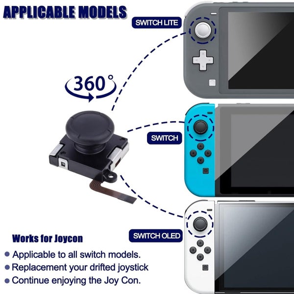 Joycon Joystick Replacement Repair Kit for Fix Drift Nintendo Switch62979522207490112