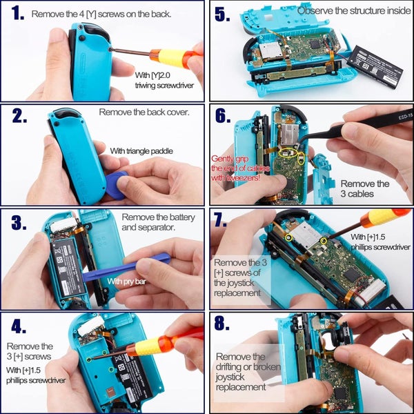 Joycon Joystick Replacement Repair Kit for Fix Drift Nintendo Switch62979522207490113