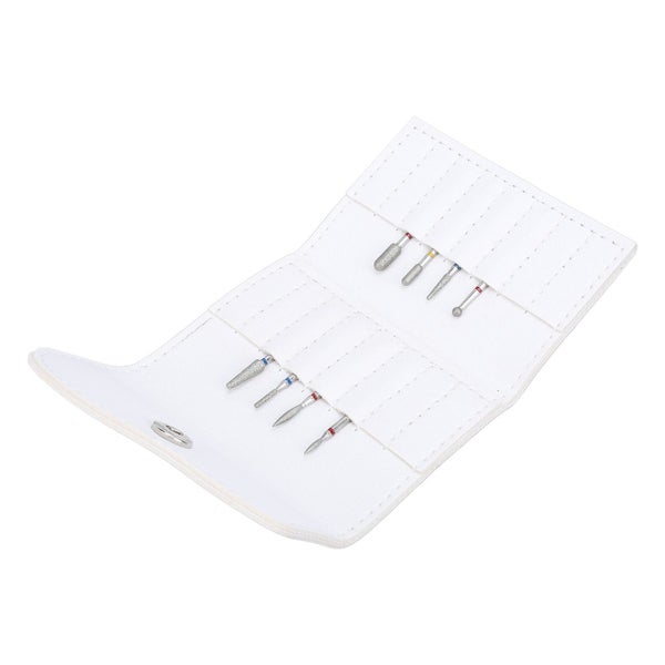 manicure bit and storage bag set manicure bit and pu leather holder bag set nail Carousel 1