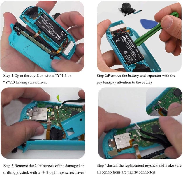 Joycon Repair Kit Joystick Replacement Parts for Nintendo Switch62954758696194112