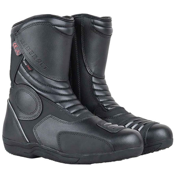 RIDERACT(R) Men's Waterproof Motorcycle Boots Surface v2 Motobike Boots Safet... Carousel 1