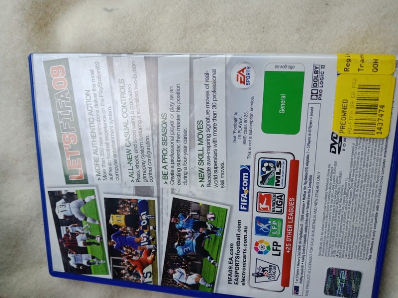 FIFA 09 play station 2 game Carousel 3