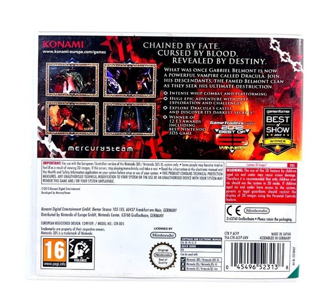 Castlevania Lord of Shadow: Mirror of Fate (3DS) *GENUINE PAL EDITION* Carousel 2