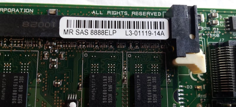 HDD Raid Controller PCIE (LSI MegaRaid 8888ELP) Carousel 6