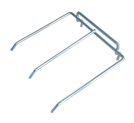 DISPLAY PEG BOARD HOOK/PRONGS (100x100MM) (1Pack) Carousel 1