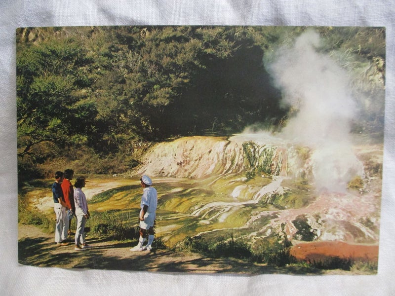 Warbrick Terraces Waimangu Thermal Reserve NZ Postcard by Reed SR 551 - PB7 2650 Carousel 1