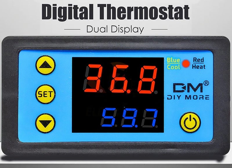 12v Mini Temperature Controller with Probe VERY HIGHLY FEATURED. Carousel 1