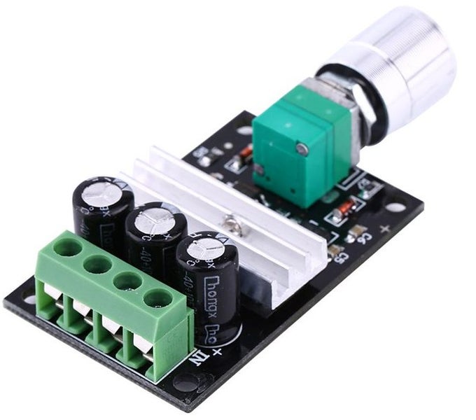 Low cost Speed Controller for DC Motors 6 to 28V & 3A Integral potentiometer Carousel 2