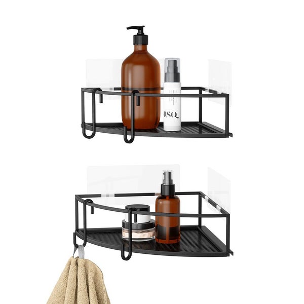 Umbra Cubiko Corner Bins (Set of 2) Black Carousel 1