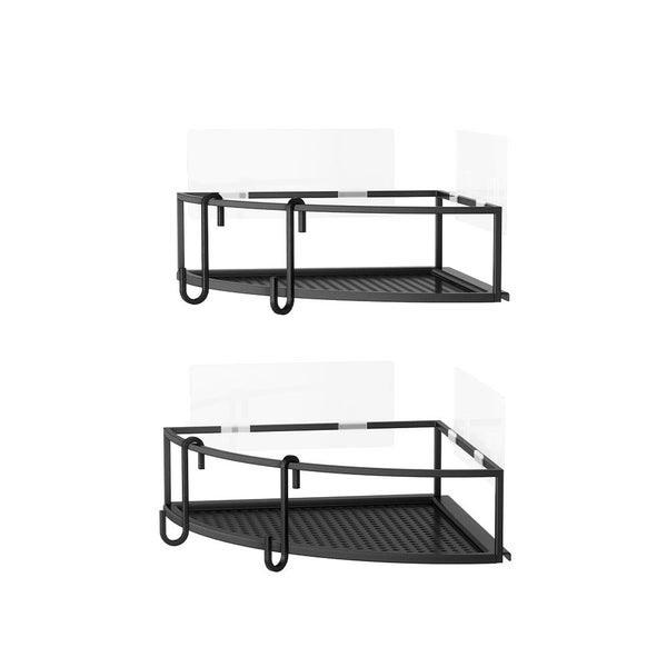 Umbra Cubiko Corner Bins (Set of 2) Black Carousel 2