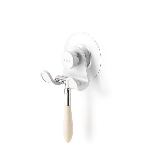 Umbra Flex Adhesive Double Hook White Carousel 1