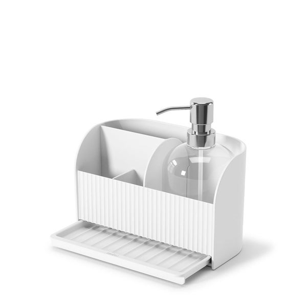 Umbra Sling Sink Caddy and Soap Pump White Carousel 2