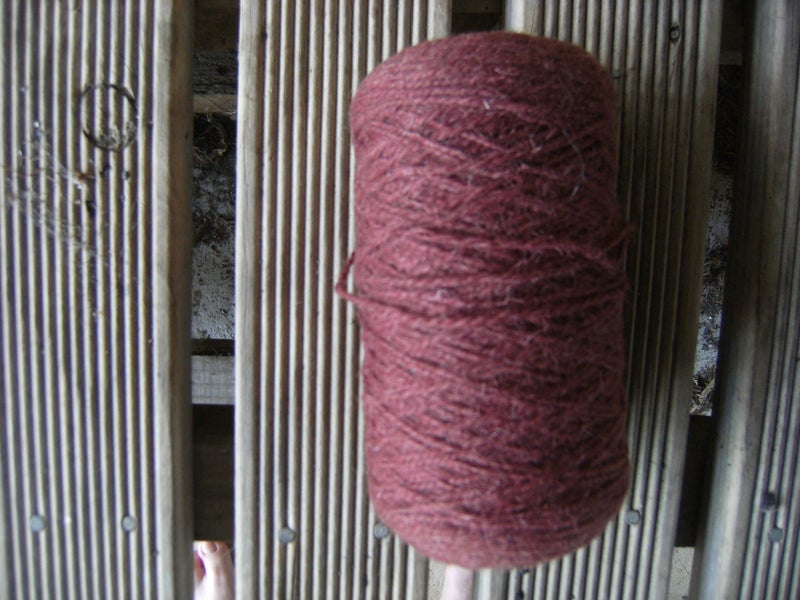 Knitting yarn - brown cone 260gm Carousel 1