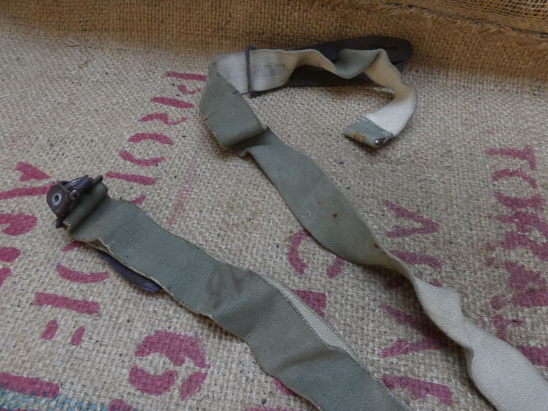 Awesome Old Belgian Military Field Soldiers Suspenders Belgium Army Braces Carousel 8