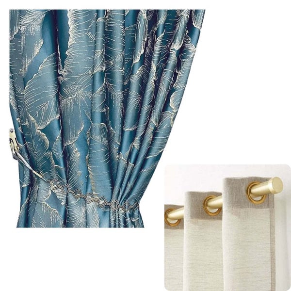 Hod Health And Home Curtain Green 250 Centimetre X 3D Leaves Luxury Blackout Cur Carousel 1