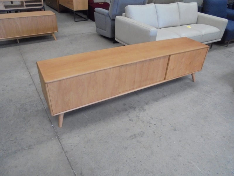 Sloane oak entertainment cabinet Large Carousel 1