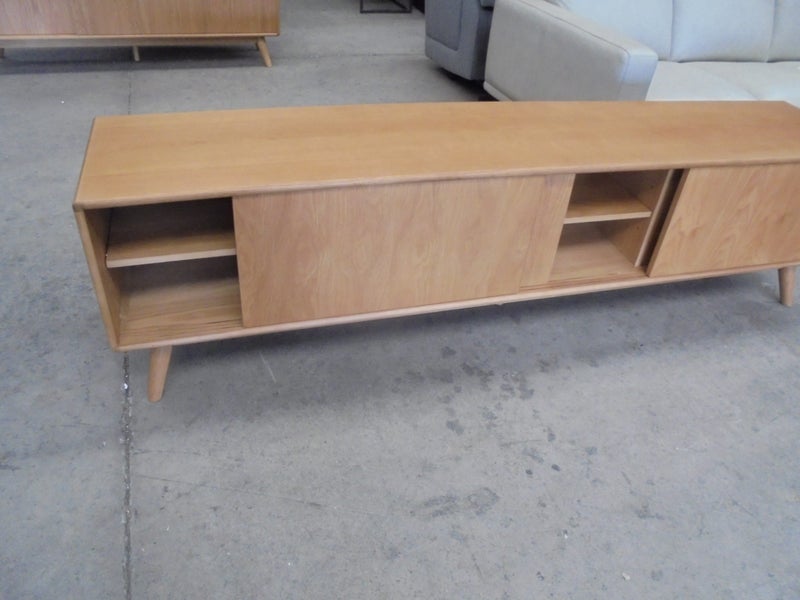 Sloane oak entertainment cabinet Large Carousel 2