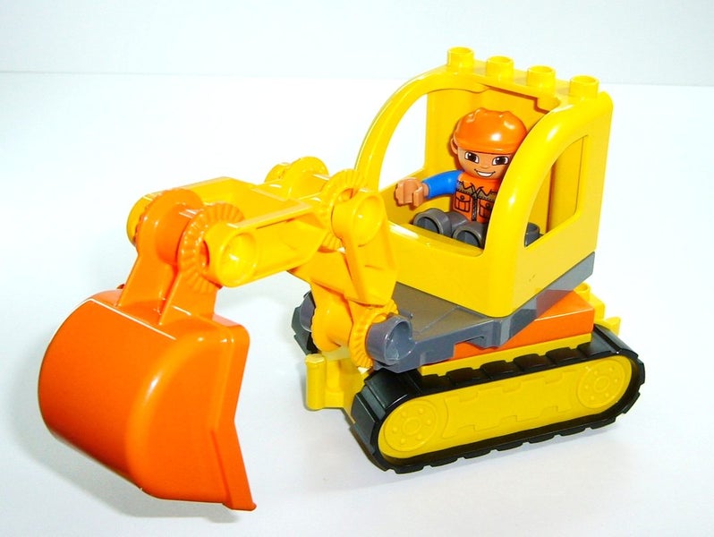 ®™DUPLO - Tracked Excavator with Driver from Set: 10812 ~Retired July 2020~ Carousel 2