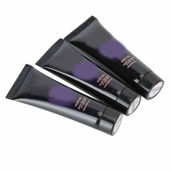 nail extension gel 3pcs Portable Luminous Nail Extension Gel Nail Art Quick Carousel 1