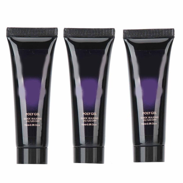 nail extension gel 3pcs Portable Luminous Nail Extension Gel Nail Art Quick Carousel 5