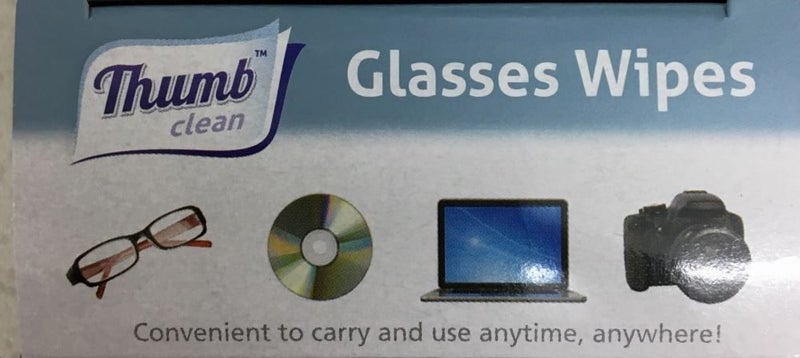 Thumb Clean Glasses Wipes 30 Individually Sealed Lens Cleaning Wipes Carousel 4