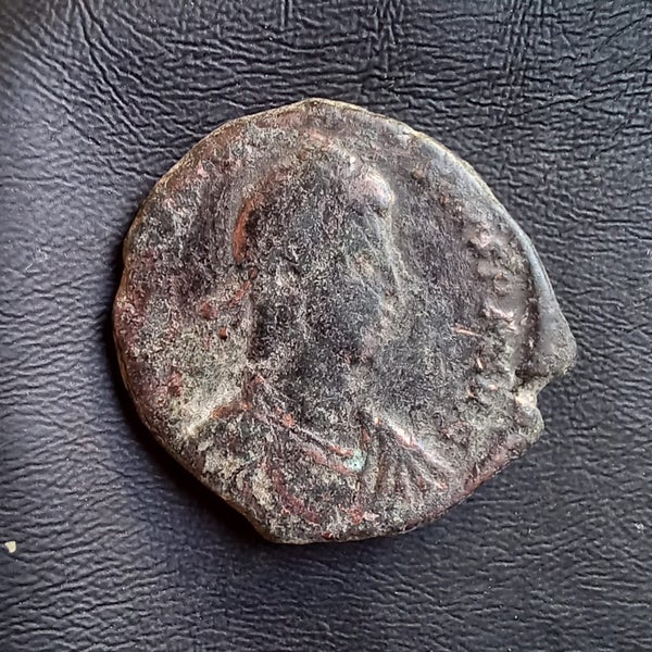 #o854# Roman Bronze coin issued by Theodosius I from 392-395 AD Carousel 3