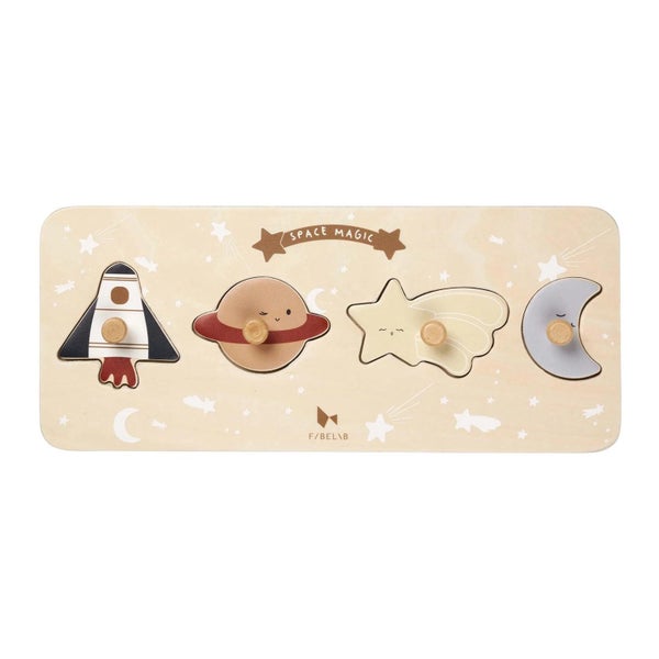 Fabelab Fabbies Land - Space Magic Puzzle Grip Carousel 1
