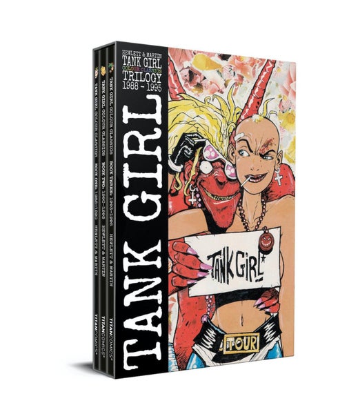 Tank Girl: Colour Classics Trilogy (1988-1995) Boxed Set by Alan Martin - Paperb Carousel 1