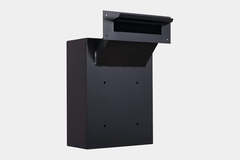 Protex Wall Drop Box w/ Adjustable Chute WDC-160 - Black Carousel 3
