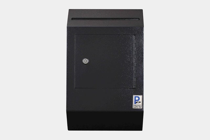 Protex Letter Size Wall Drop Box - WDB-110 - Black Carousel 1